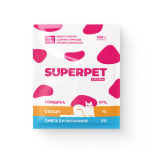 Говядина для кошек. Кусочки