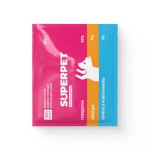 Говядина для собак. Кусочки в фарше