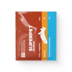 Утка и индейка для собак. Кусочки в фарше