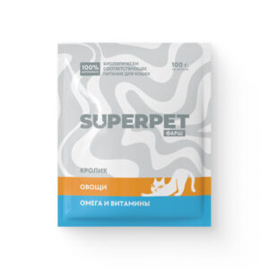 Кролик для кошек. Фарш - SUPERPET