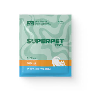 Курица для кошек. Фарш - SUPERPET